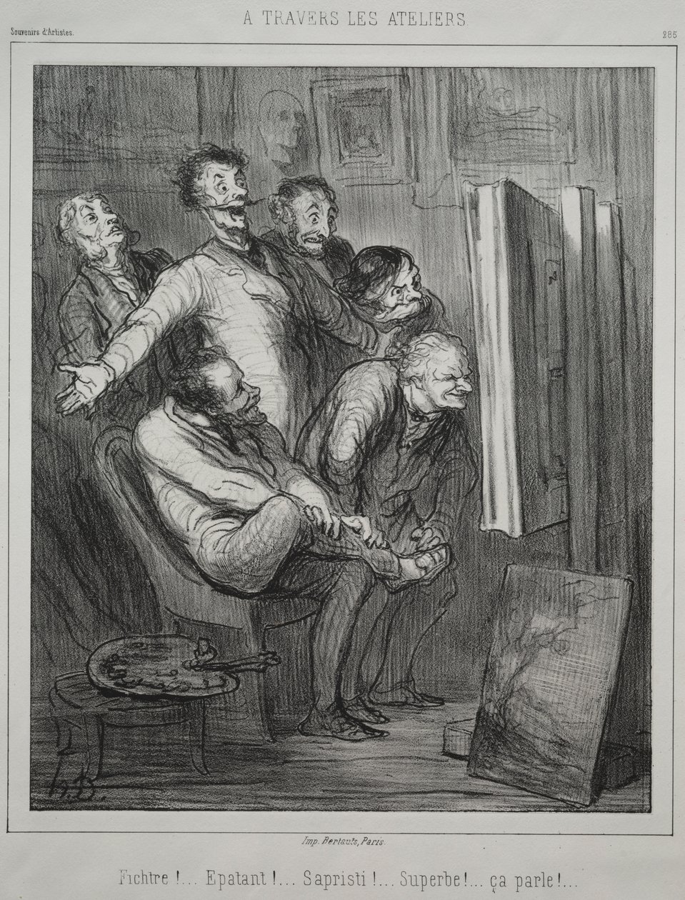 Stüdyolar aracılığıyla by Honoré Daumier