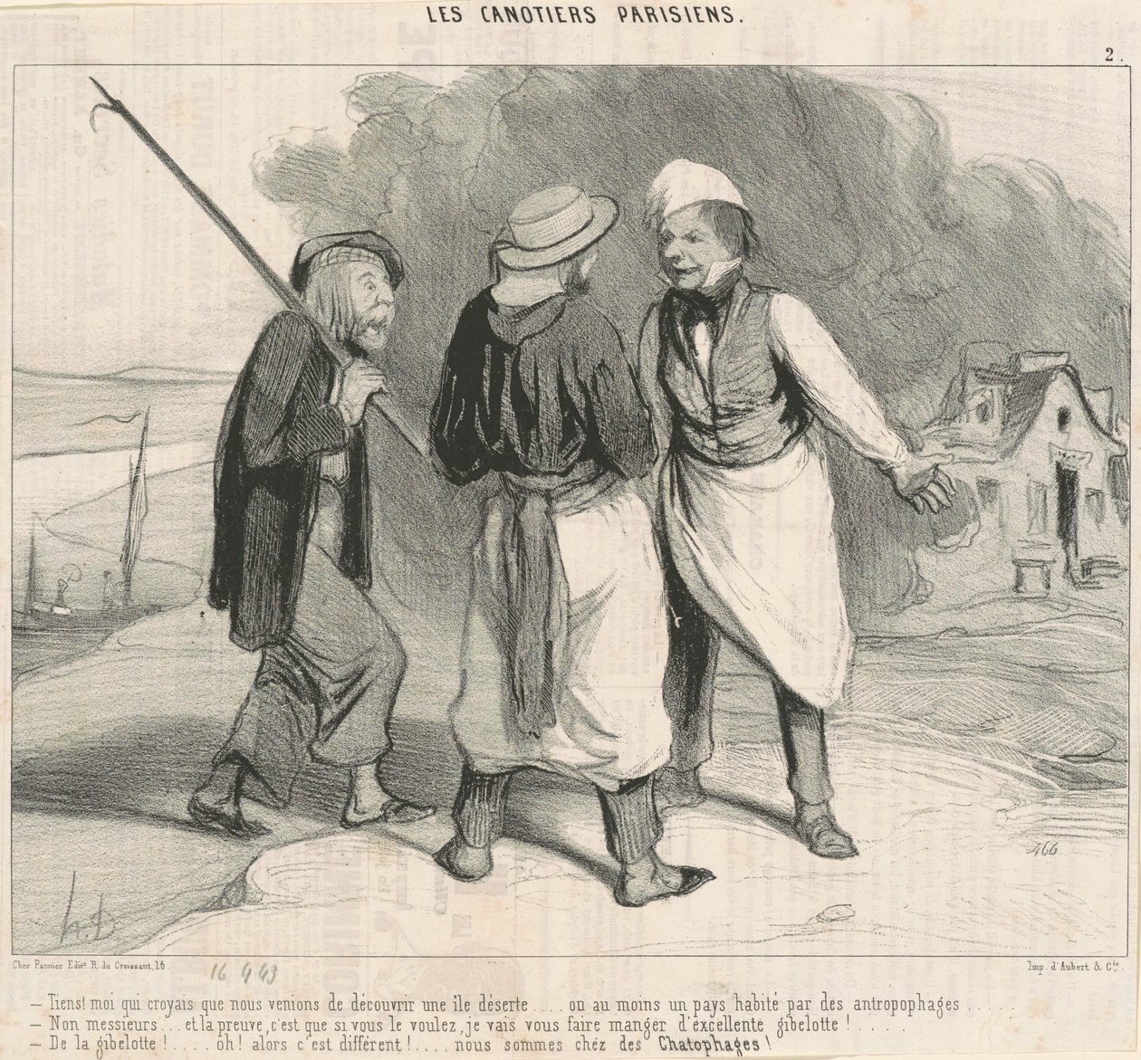 Almak! Yeni keşfettik sanıyordum... by Honoré Daumier