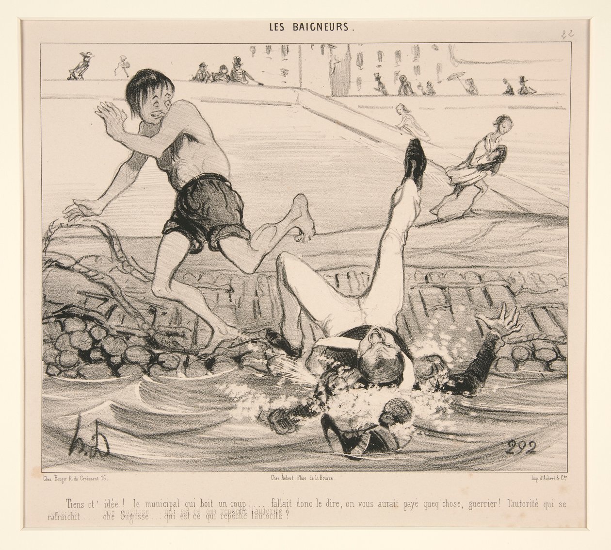İşte burada by Honoré Daumier
