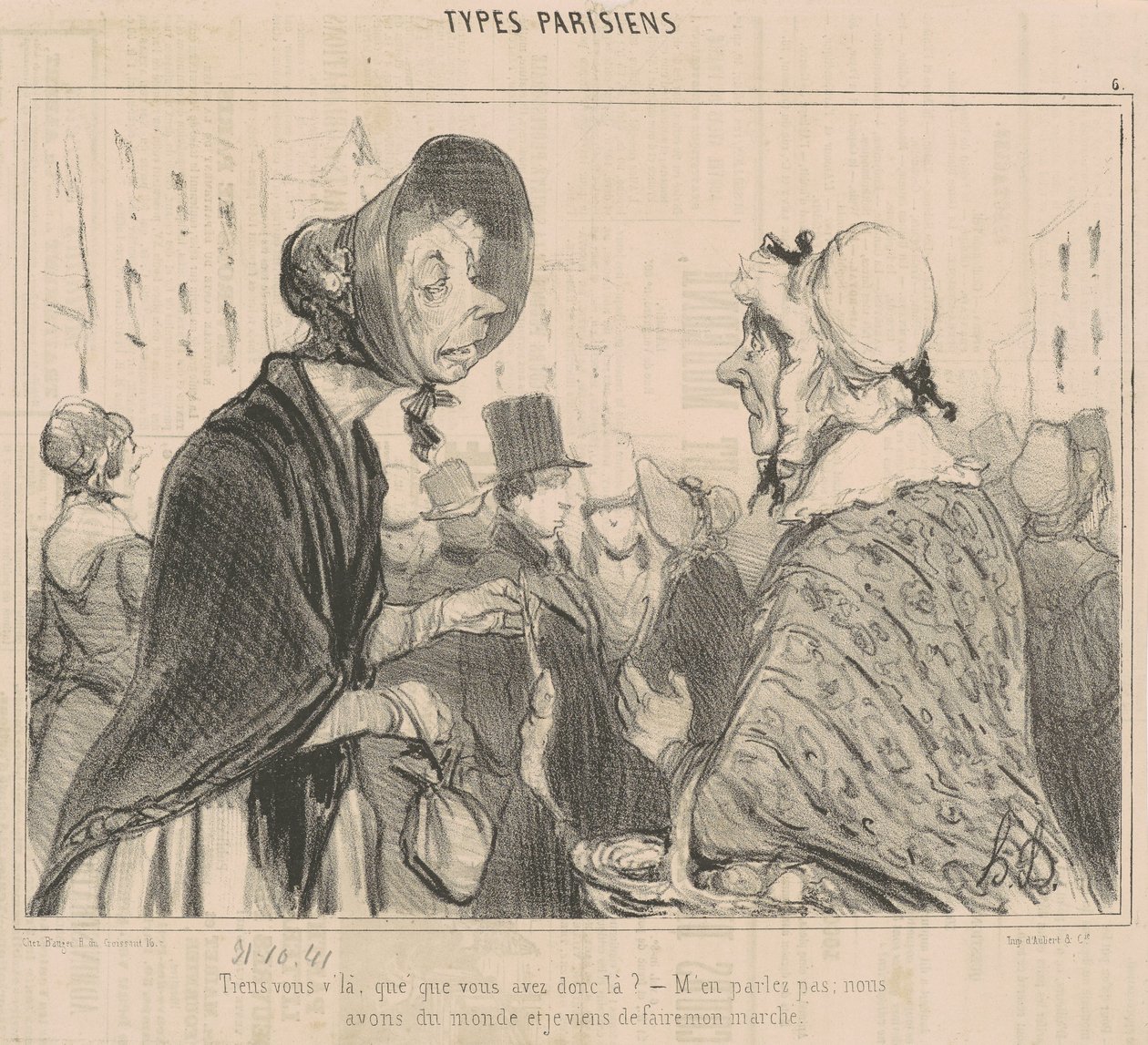 Al bakalım, neyin var? by Honoré Daumier
