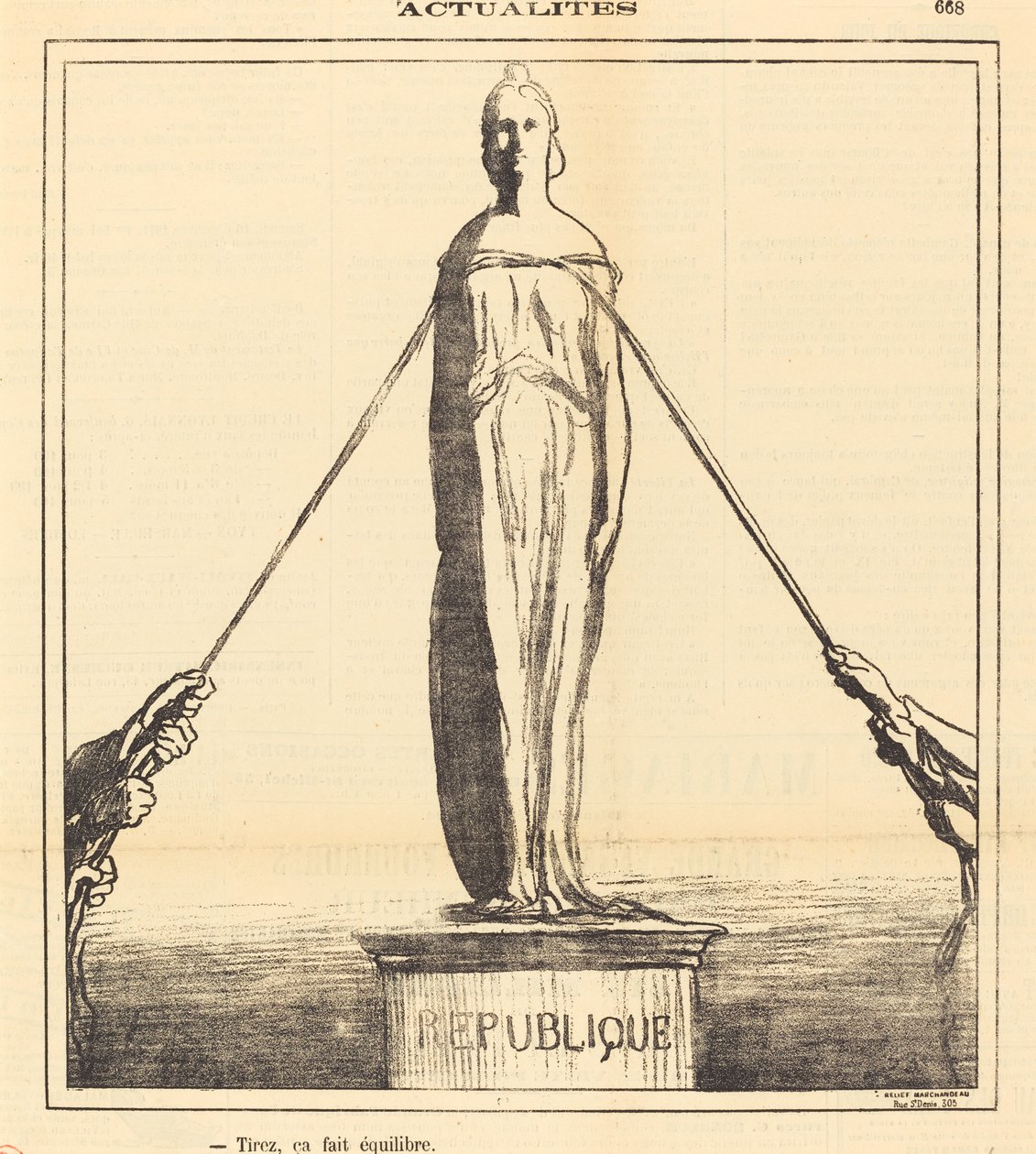 Vur, dengeler by Honoré Daumier