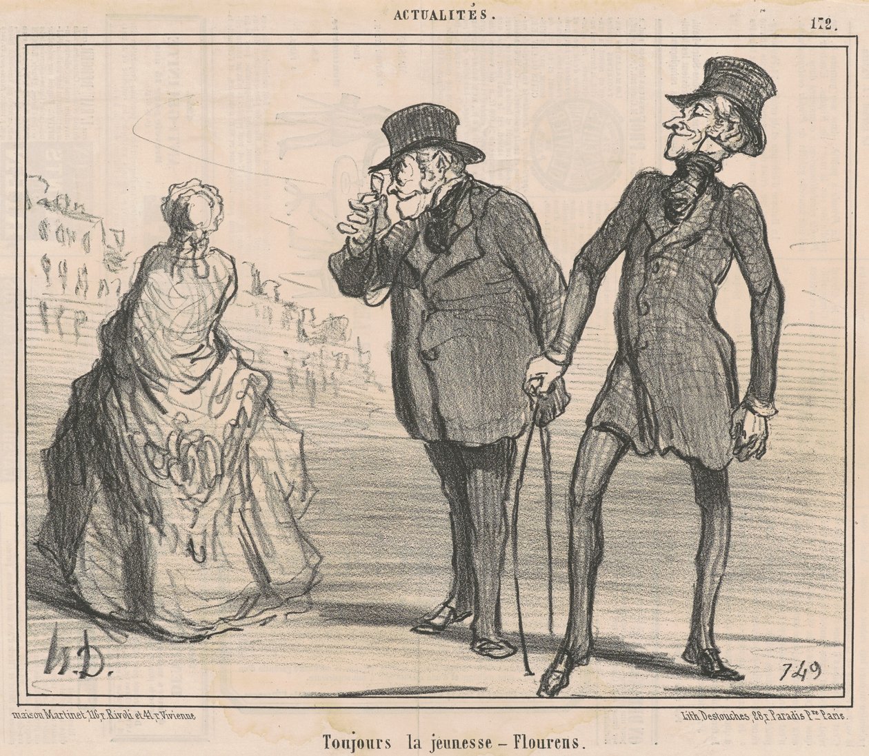 Her zaman heunesse-flourens by Honoré Daumier