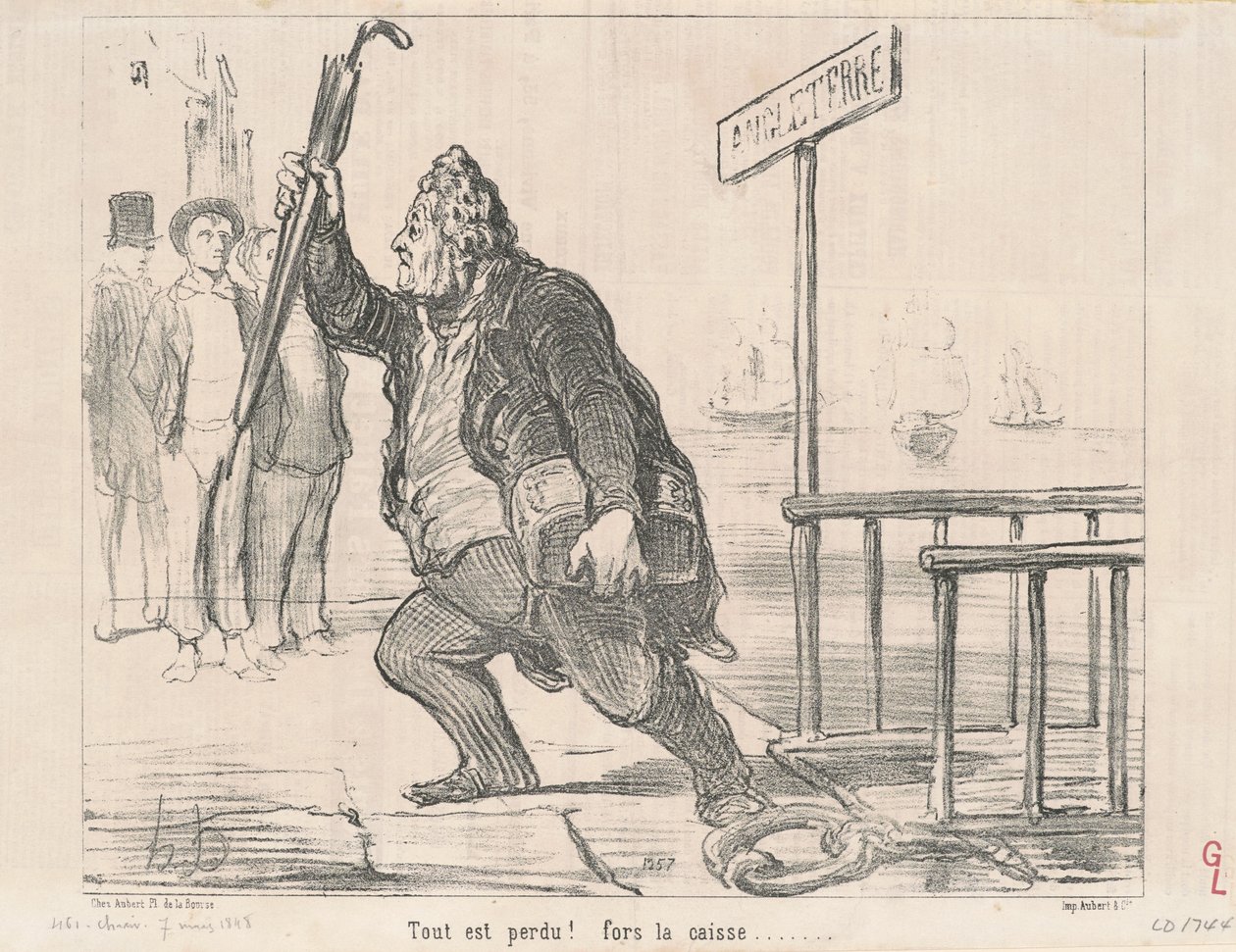 Her şey kayıp! ödeme için by Honoré Daumier