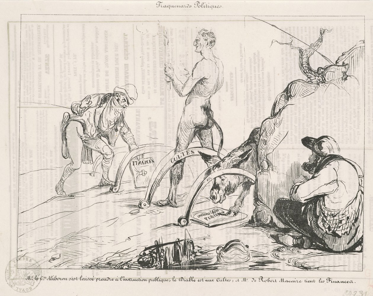 Siyasi tuzaklar by Honoré Daumier