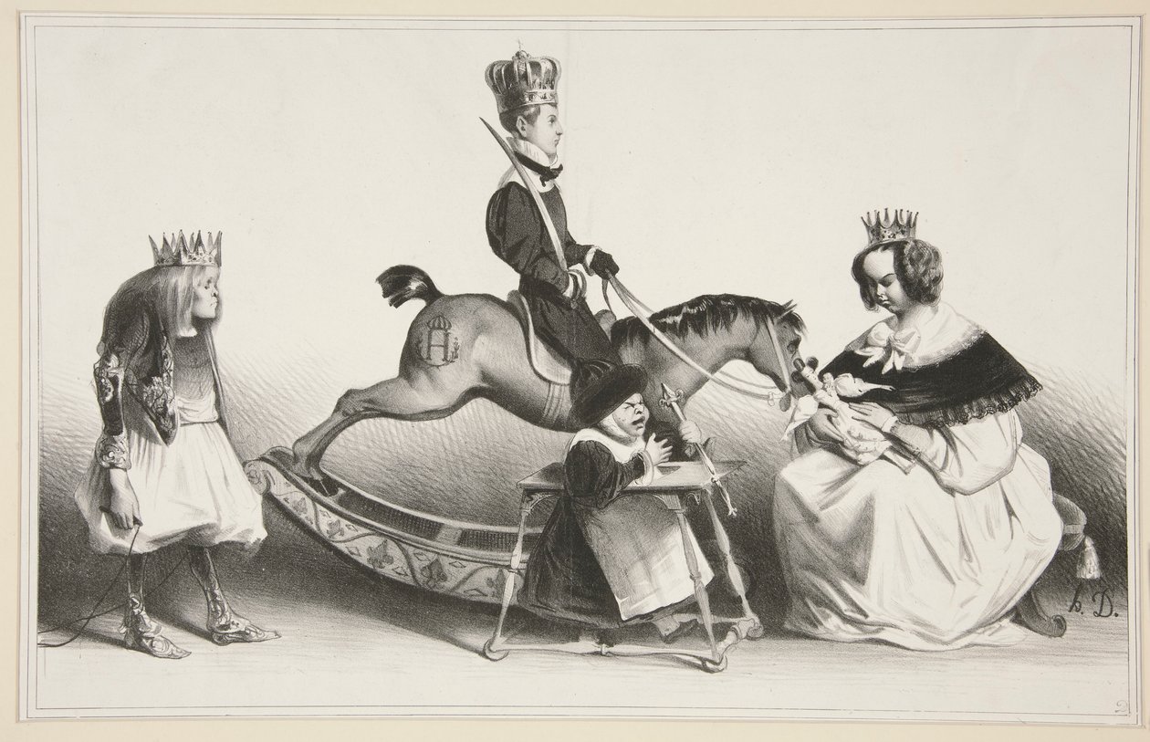 Çok yüksek ve çok güçlü meşru hardal ve hardal by Honoré Daumier