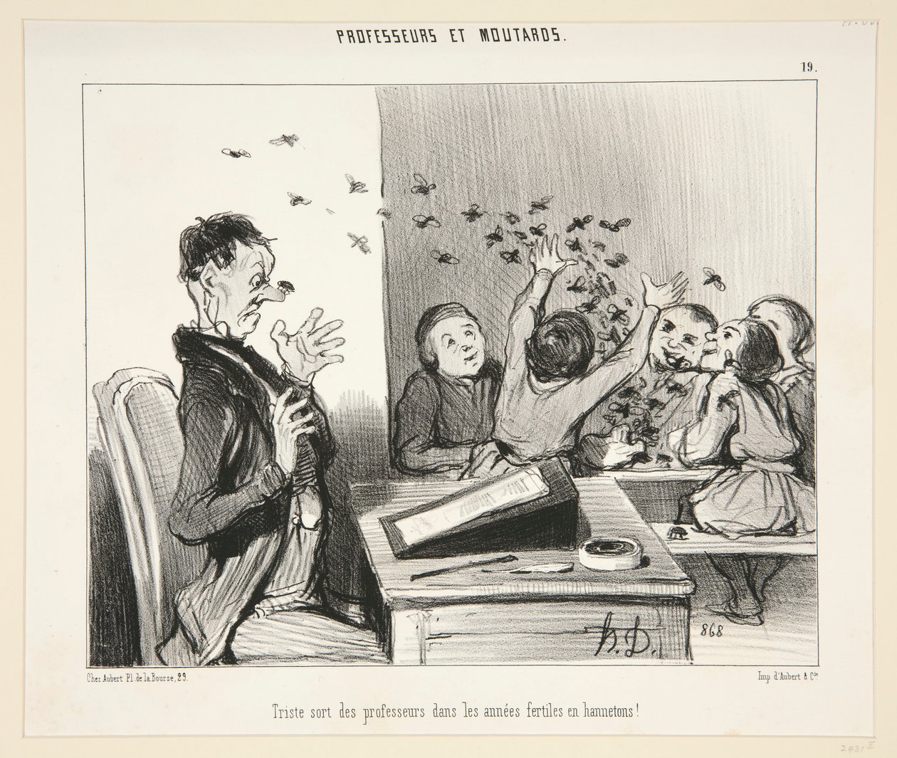 Öğretmenlerin üzücü kaderi? - #19 pf Profesörler ve Hardallar by Honoré Daumier