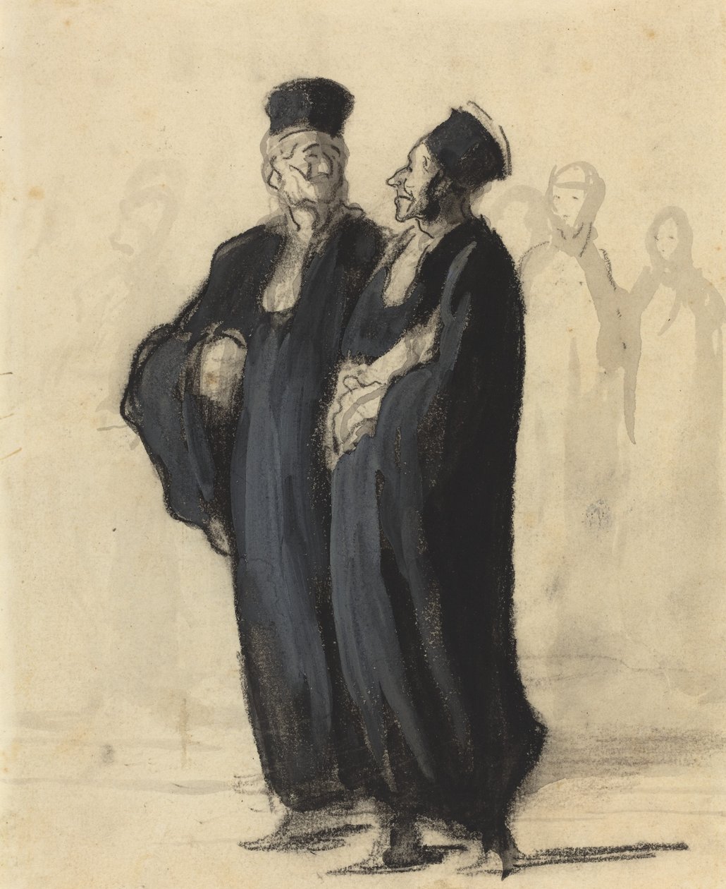 iki avukat by Honoré Daumier