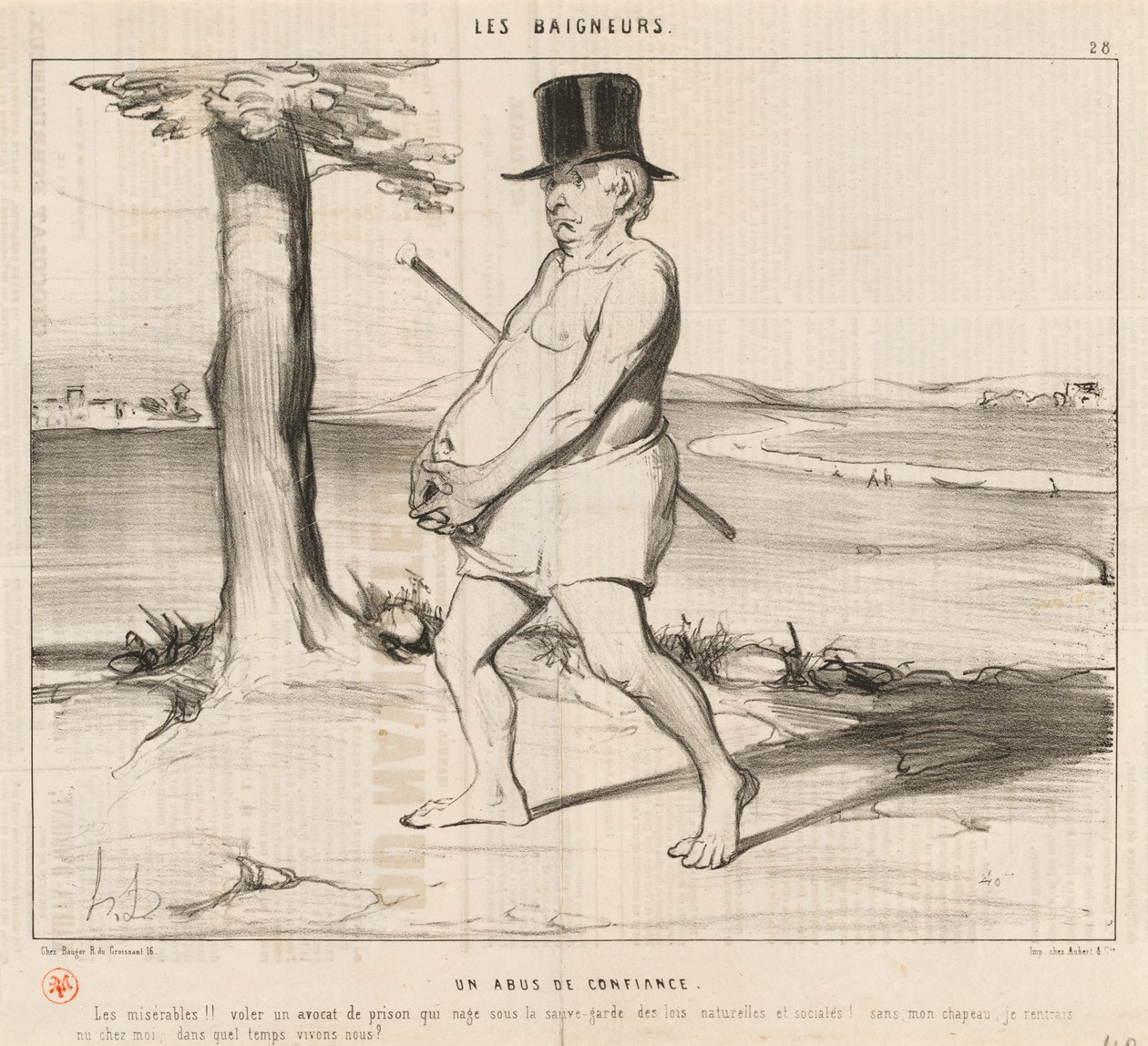 Güven ihlali by Honoré Daumier