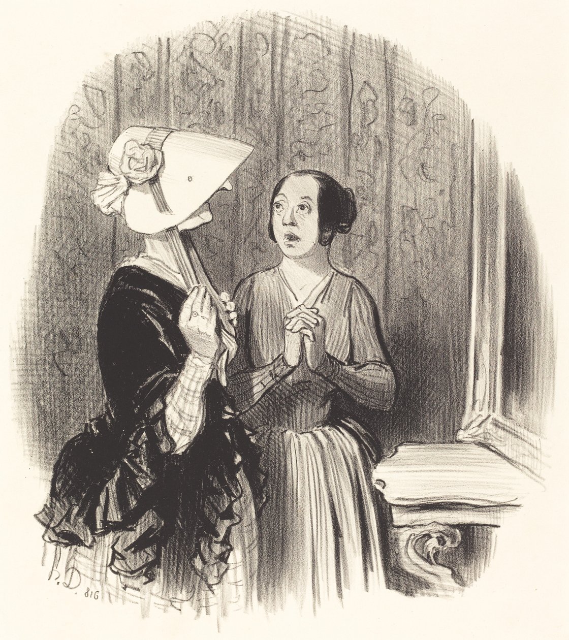 Bir Pamela Şapkası by Honoré Daumier