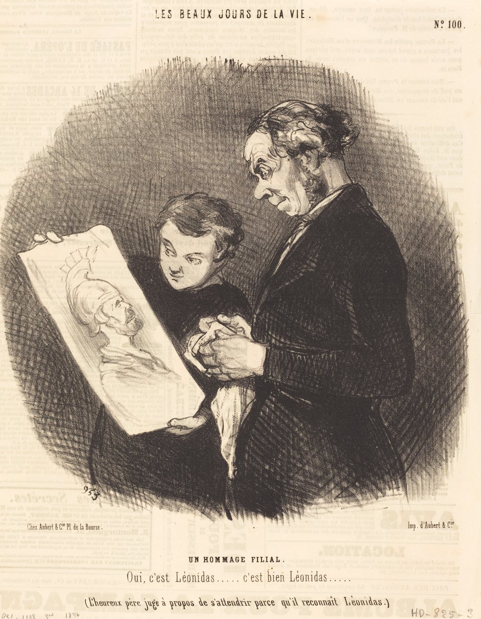 evlatlık bir haraç by Honoré Daumier