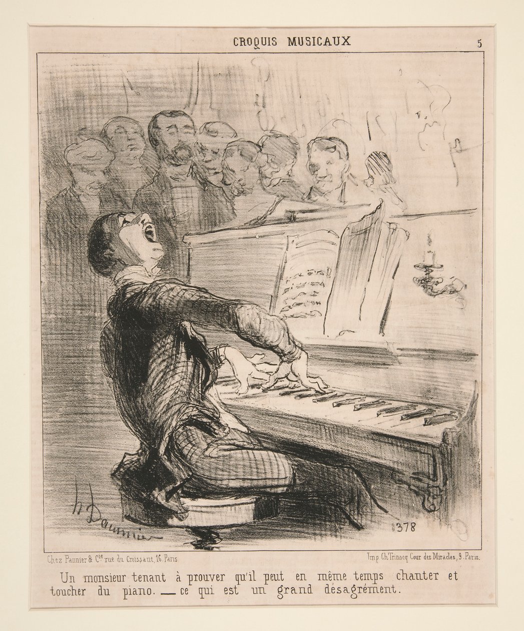 Bunu kanıtlamak isteyen bir beyefendi by Honoré Daumier