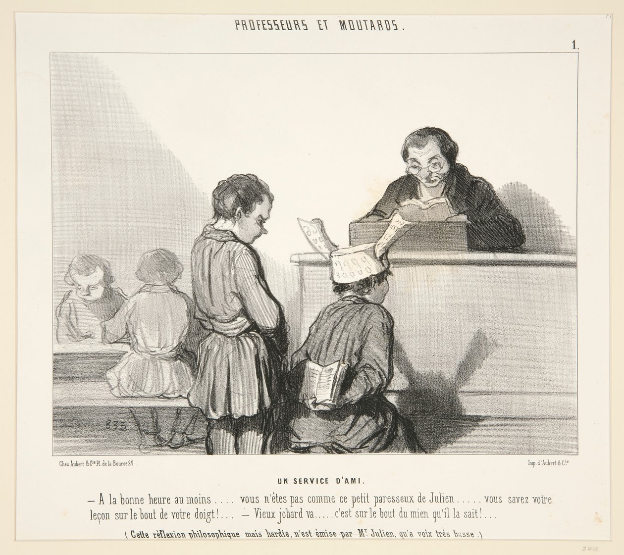 Bir Hizmet by Honoré Daumier