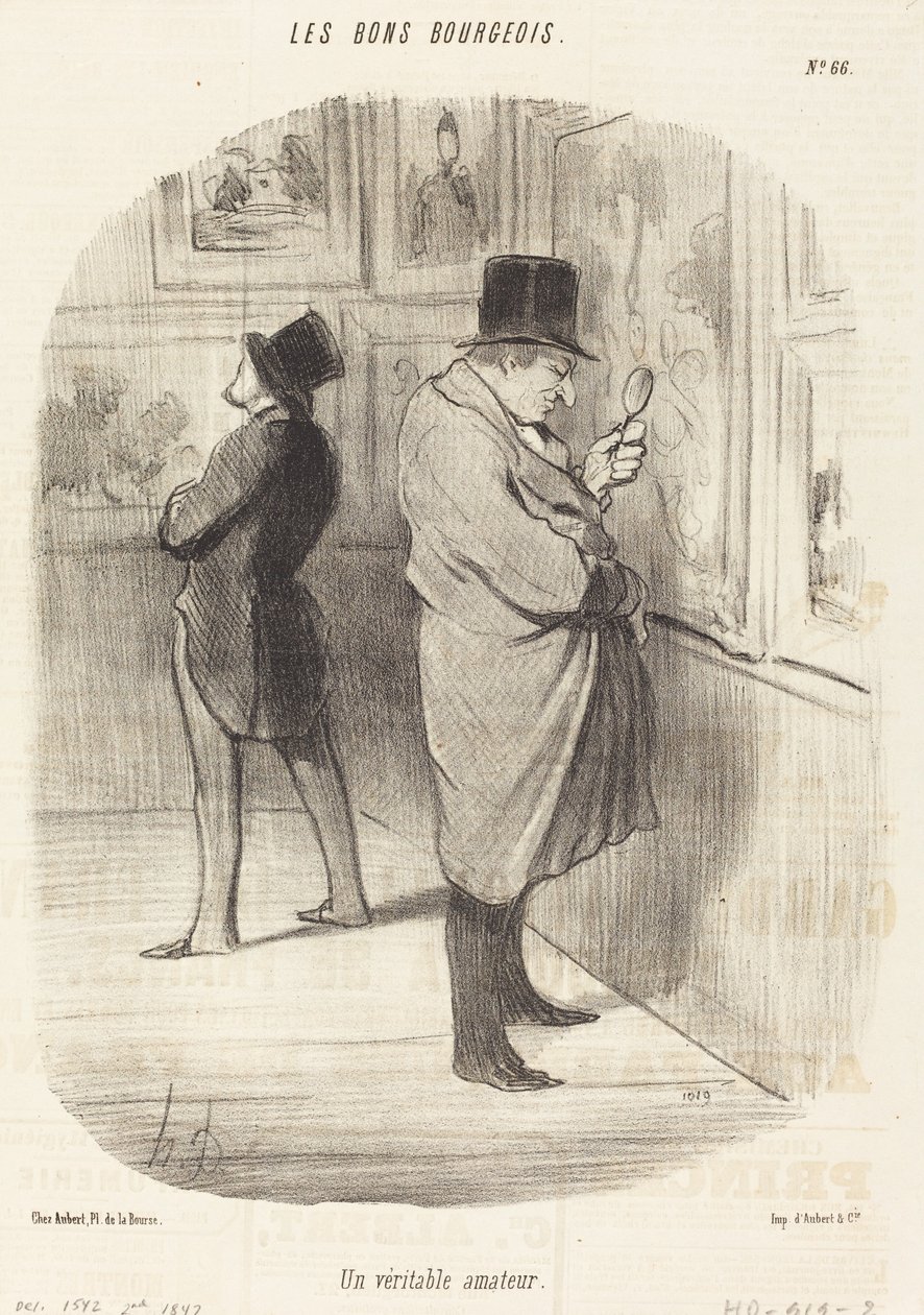 gerçek bir amatör by Honoré Daumier