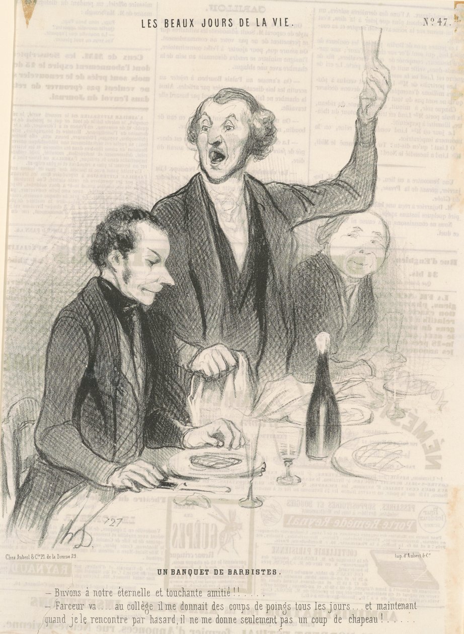 barbie ziyafeti by Honoré Daumier