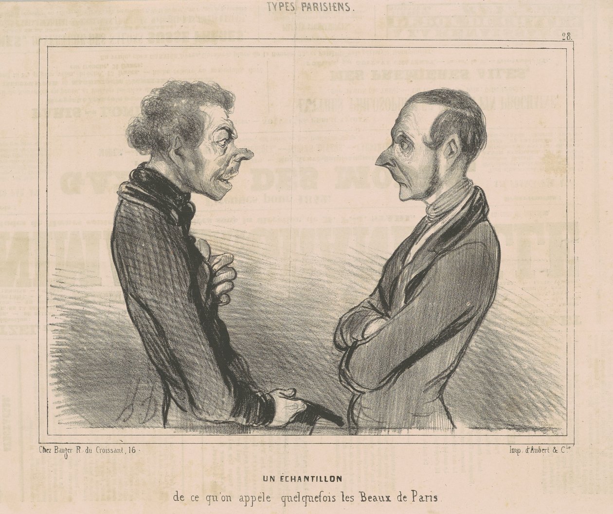les beaux de paris dediğimiz şeyin bir örneği... by Honoré Daumier