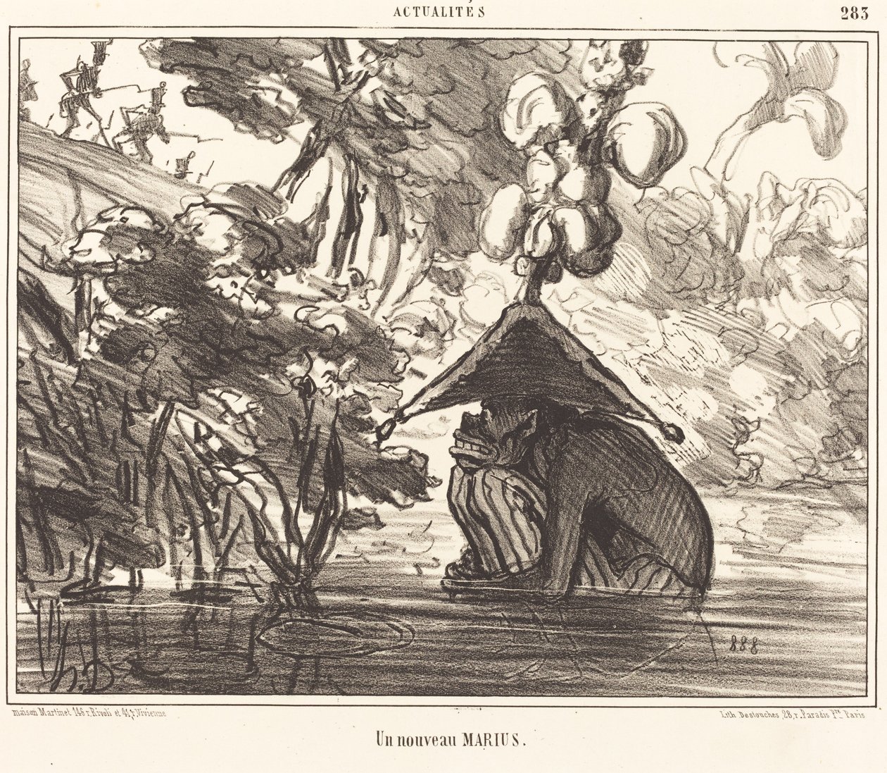 yeni bir koca by Honoré Daumier