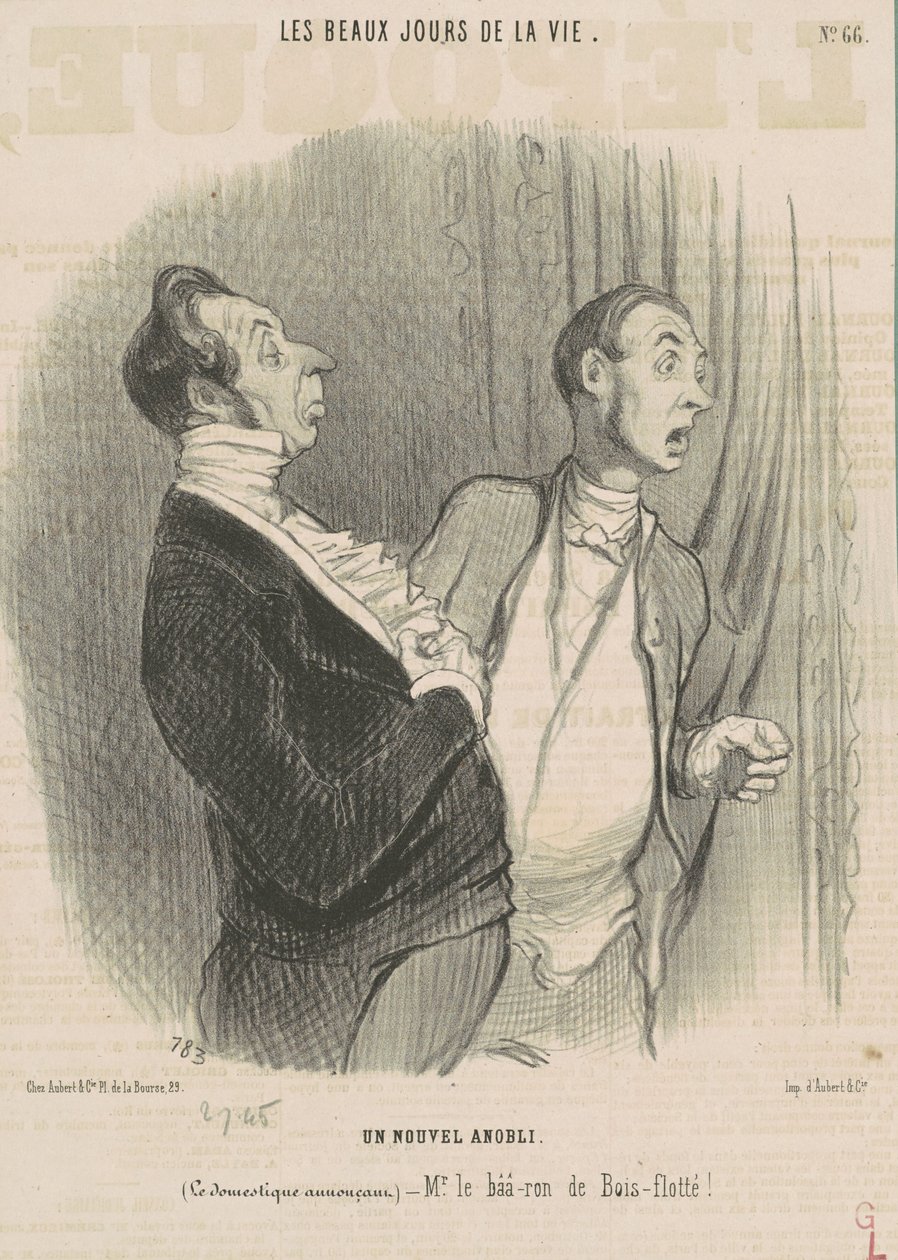 yeni bir şövalye by Honoré Daumier