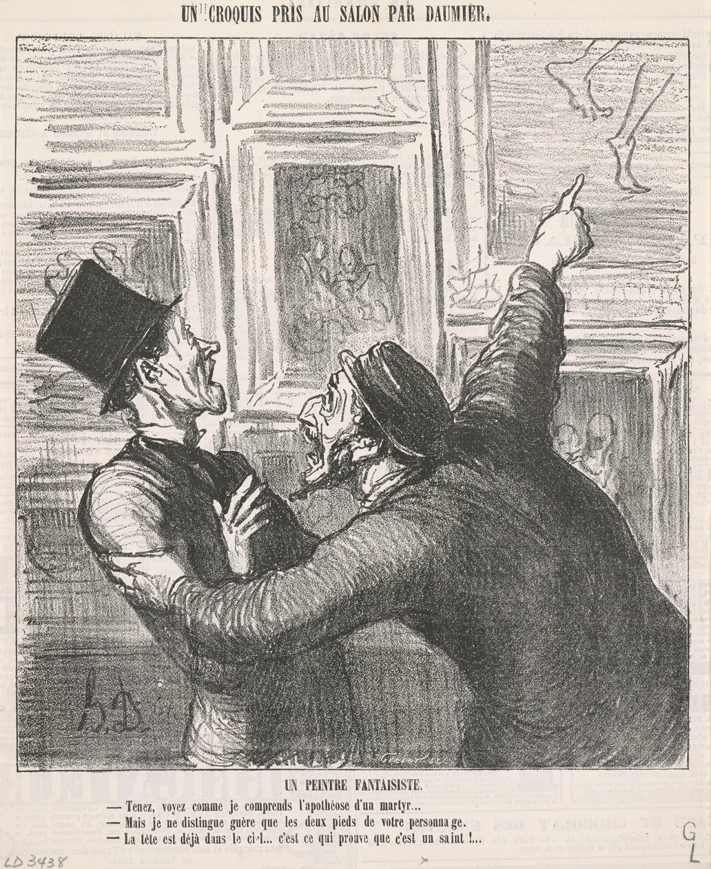Tuhaf bir ressam by Honoré Daumier