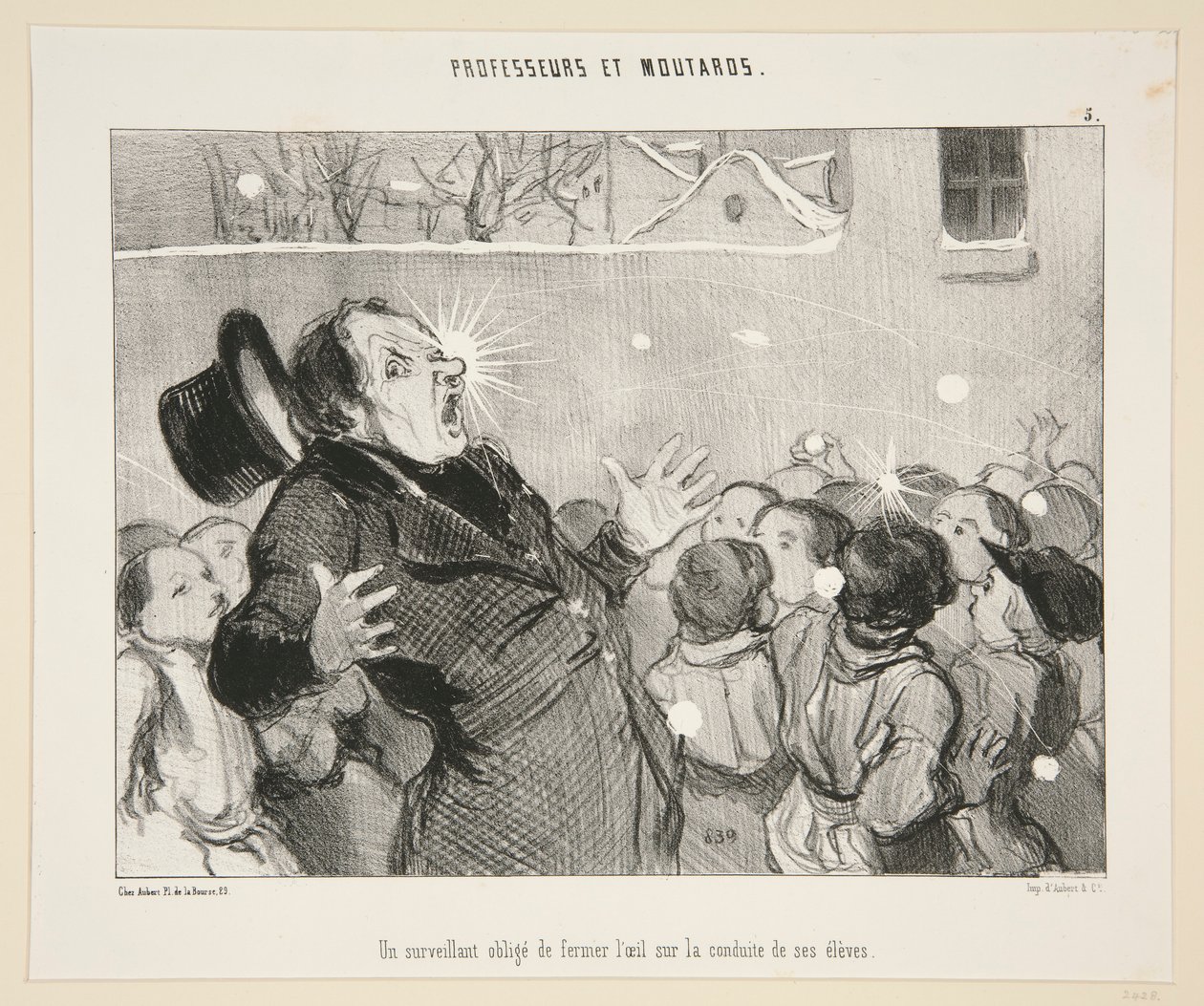 Bir süpervizör zorunlu by Honoré Daumier