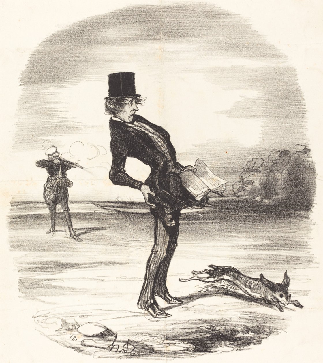 Yer Değiştiren Yük by Honoré Daumier