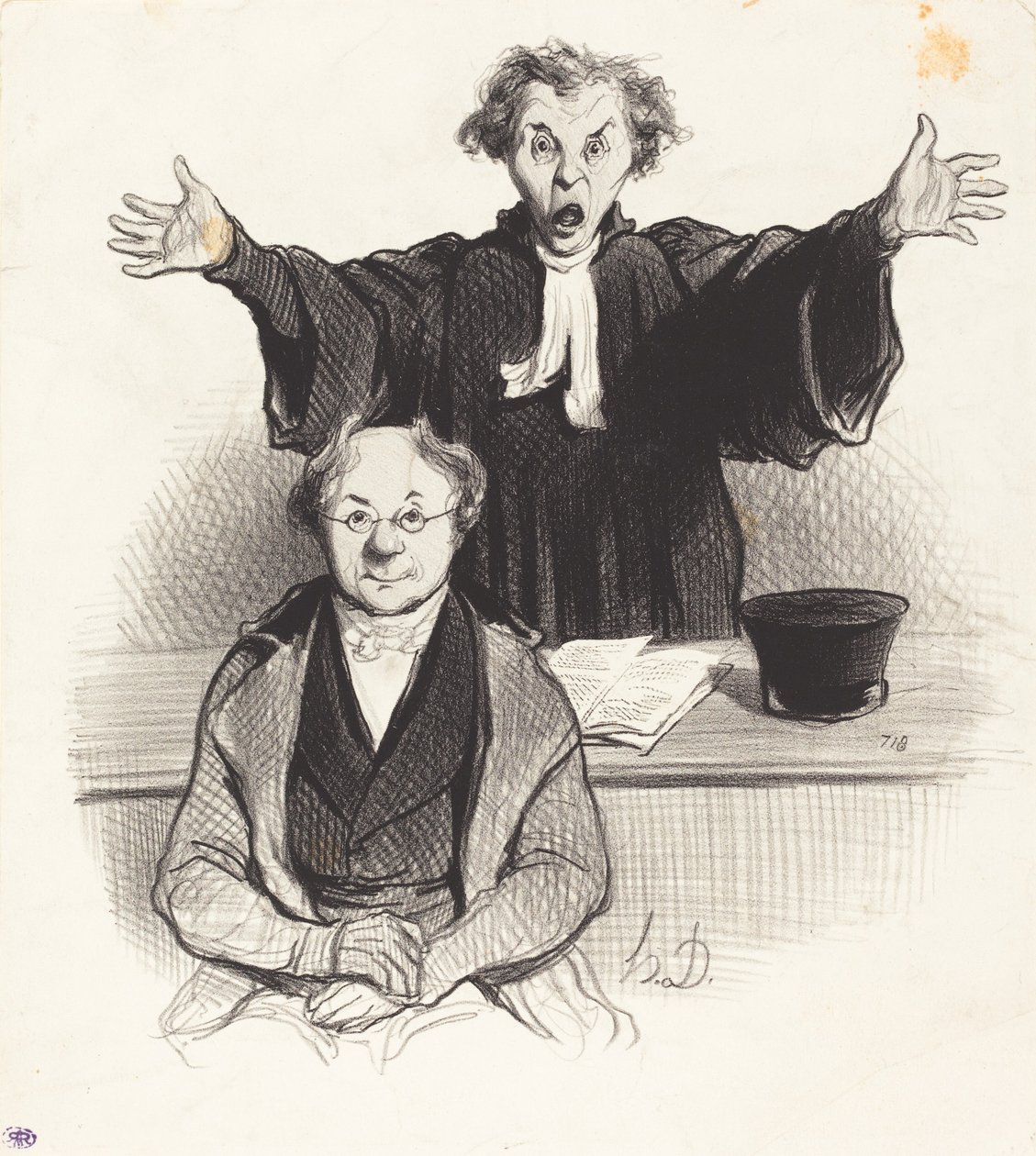 Ayrılık talebi by Honoré Daumier