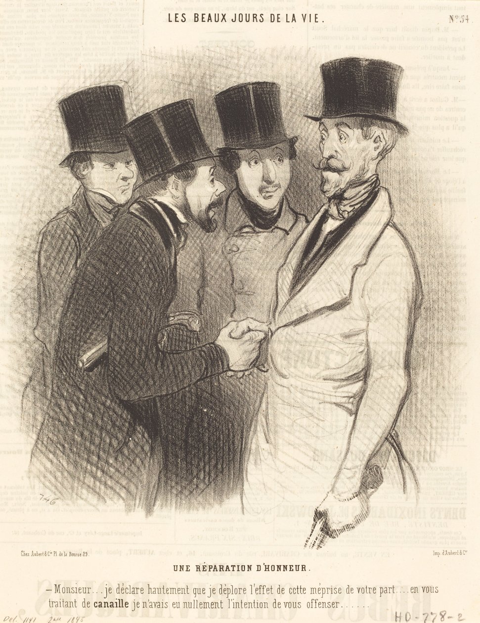 Bir Onur Tazminatı by Honoré Daumier