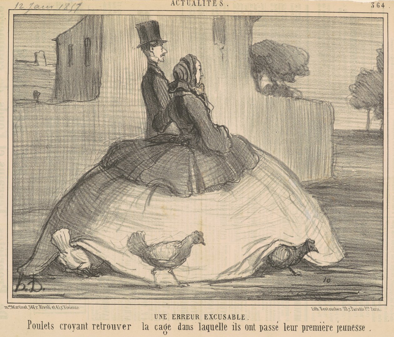 Affedilebilir Bir Hata by Honoré Daumier