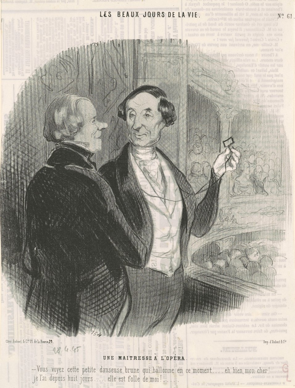 Operada bir metres by Honoré Daumier