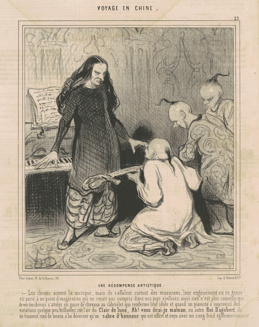 Sanatsal bir ödül by Honoré Daumier