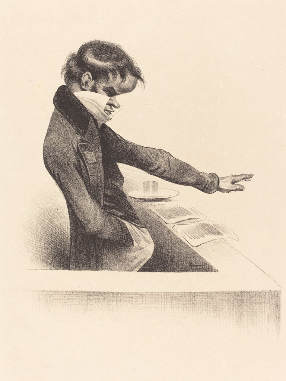 tribüne gel by Honoré Daumier