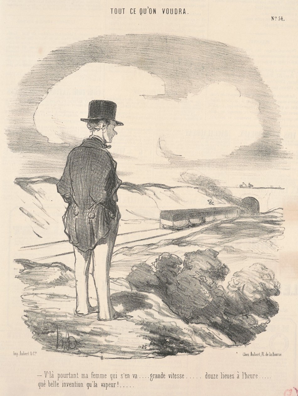 Yine de işte giden karım... by Honoré Daumier