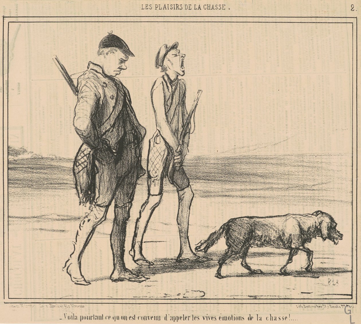 İşte aramayı kabul ettiğimiz şey... by Honoré Daumier