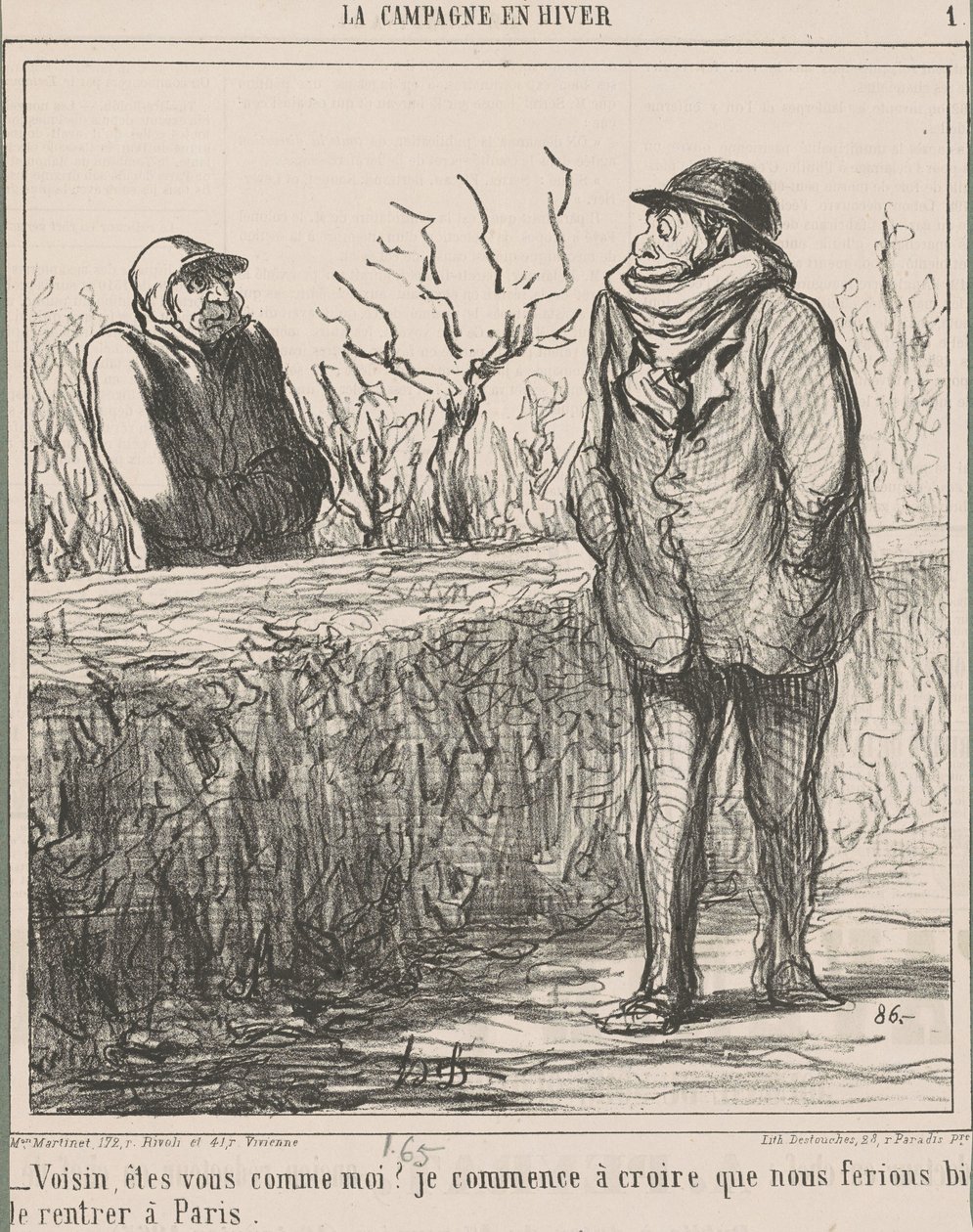 Komşu, benim gibi misin? ... by Honoré Daumier