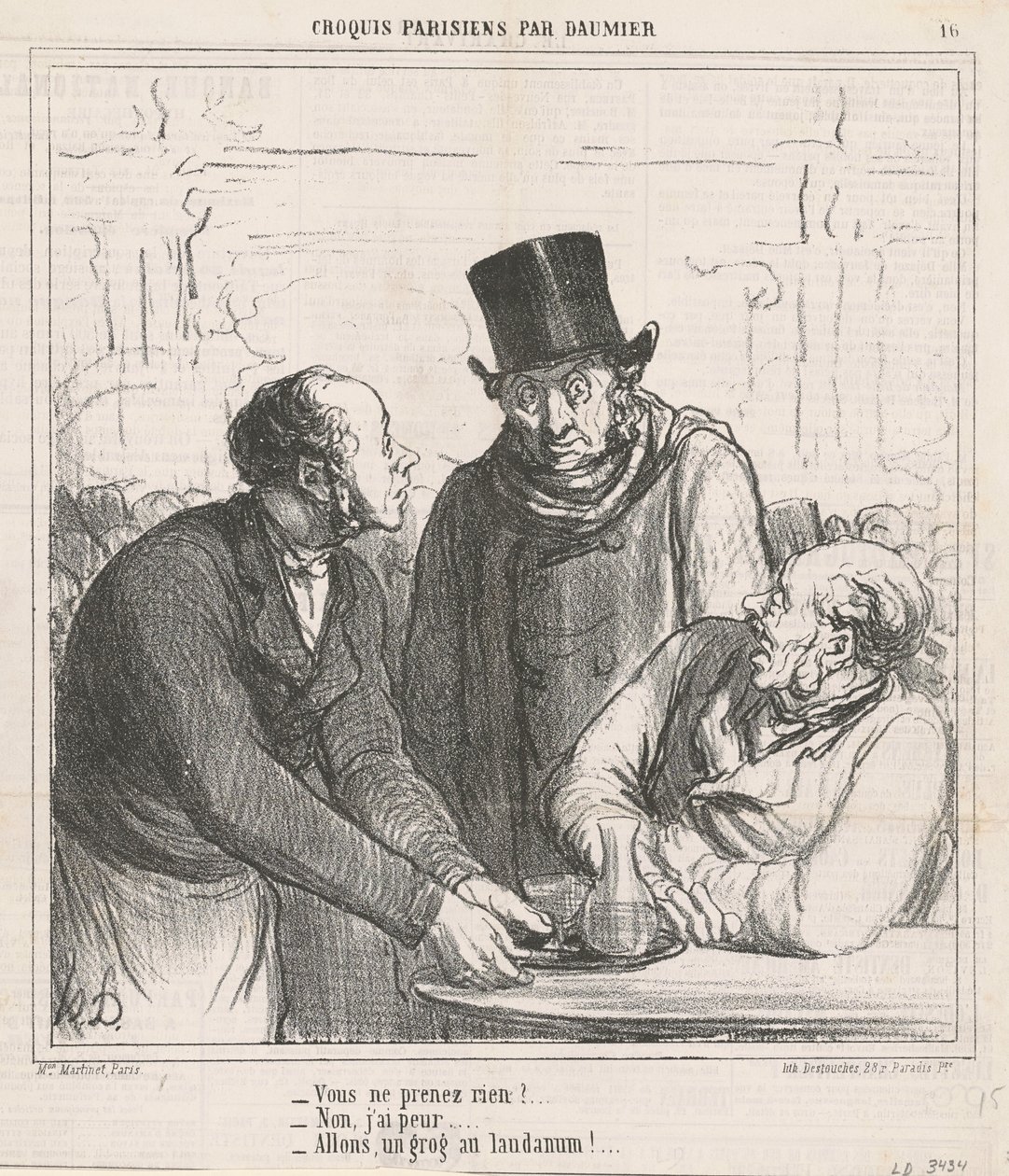 Hiçbir şey almıyor musun? by Honoré Daumier
