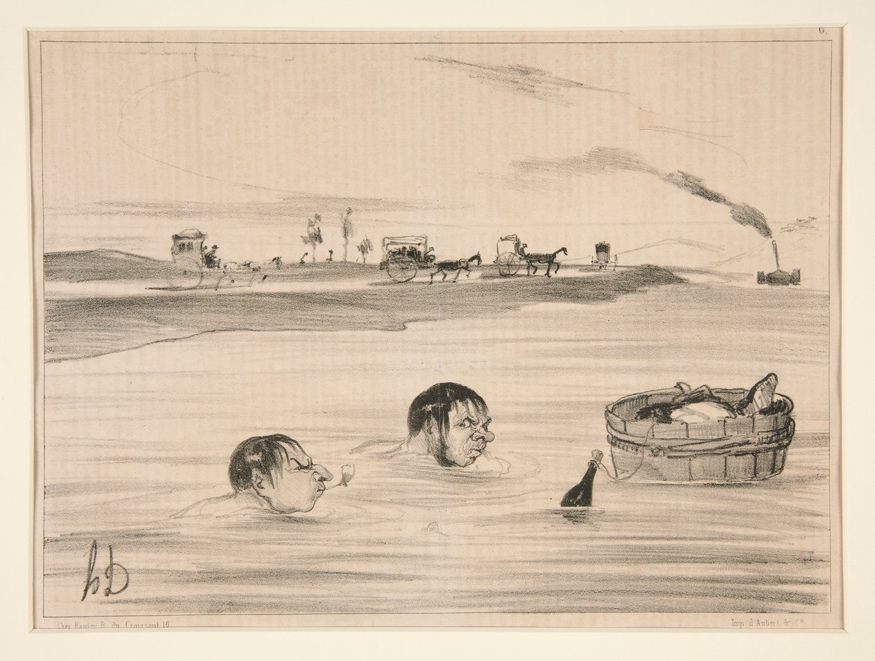Bir Aziz Bulut Yolculuğu by Honoré Daumier