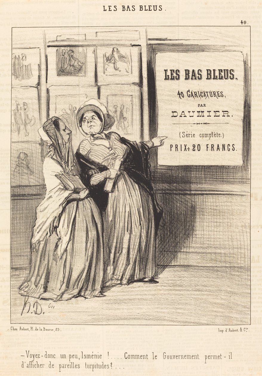 Bir bak, Ismenie!... by Honoré Daumier
