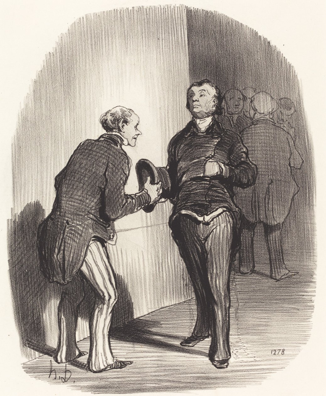 Bakanlık müştemilatından bir görüntü... by Honoré Daumier