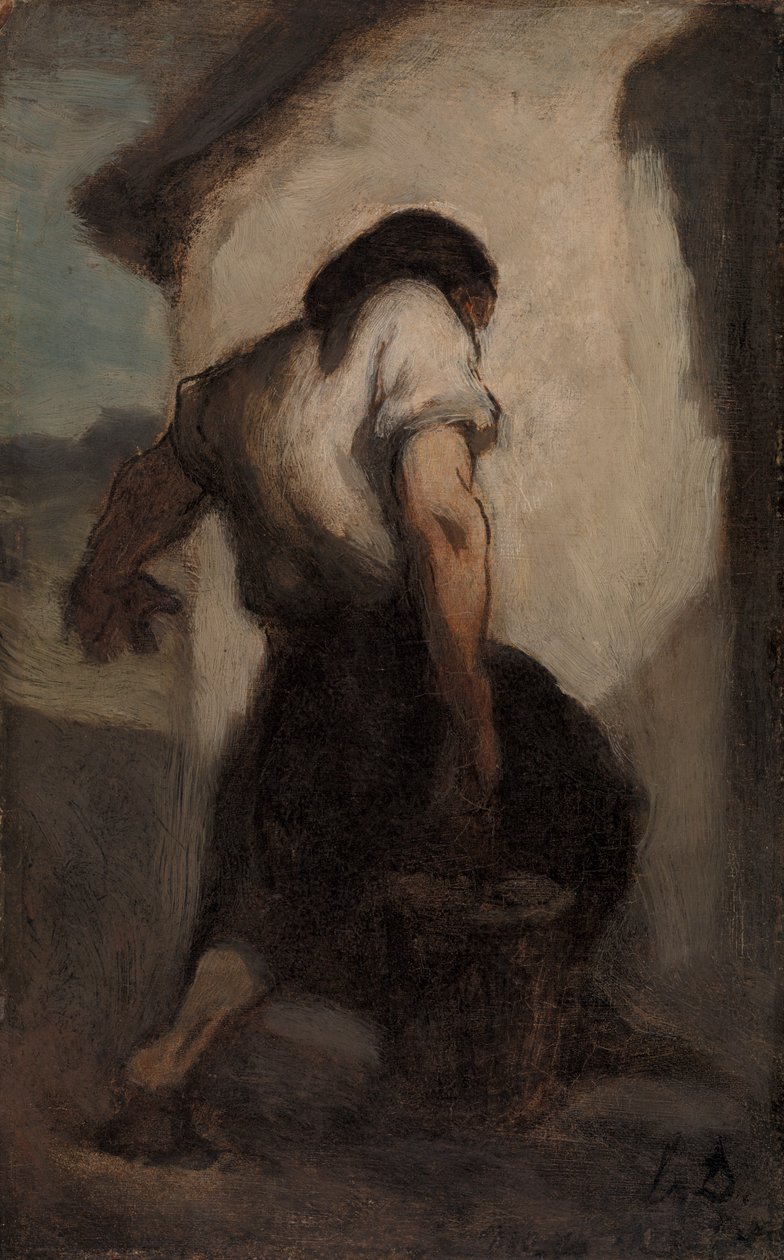 Su taşıyıcı by Honoré Daumier