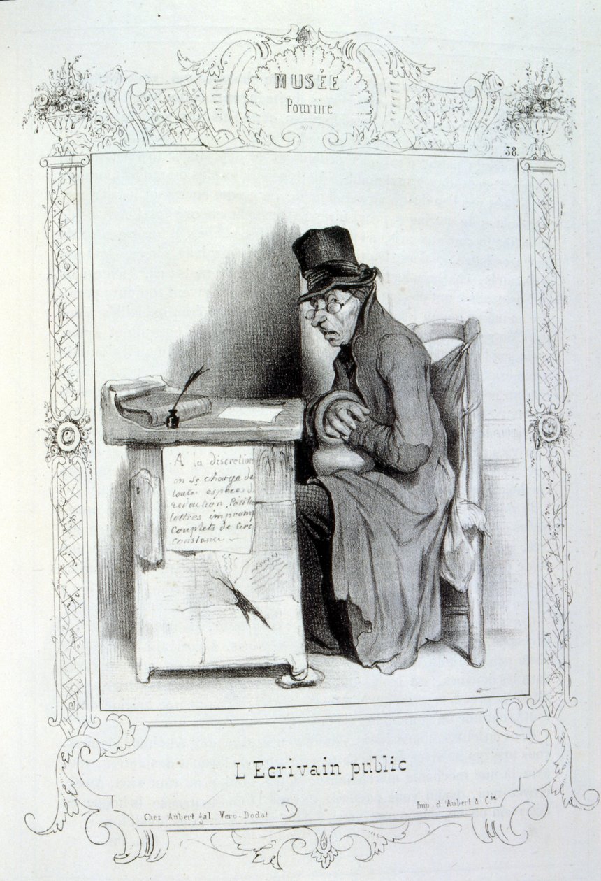 Fikirler ve efsaneler hakkında illüstrasyonlar Philipon, Les Cent ve Robert Macaire başlığı altında by Honoré Daumier