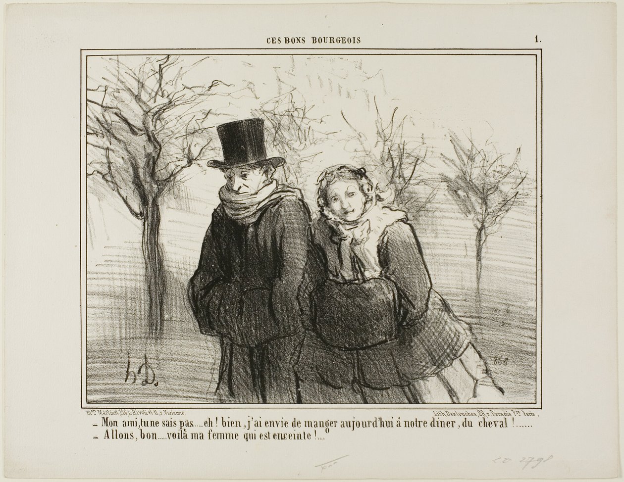  by Honoré Victorin Daumier