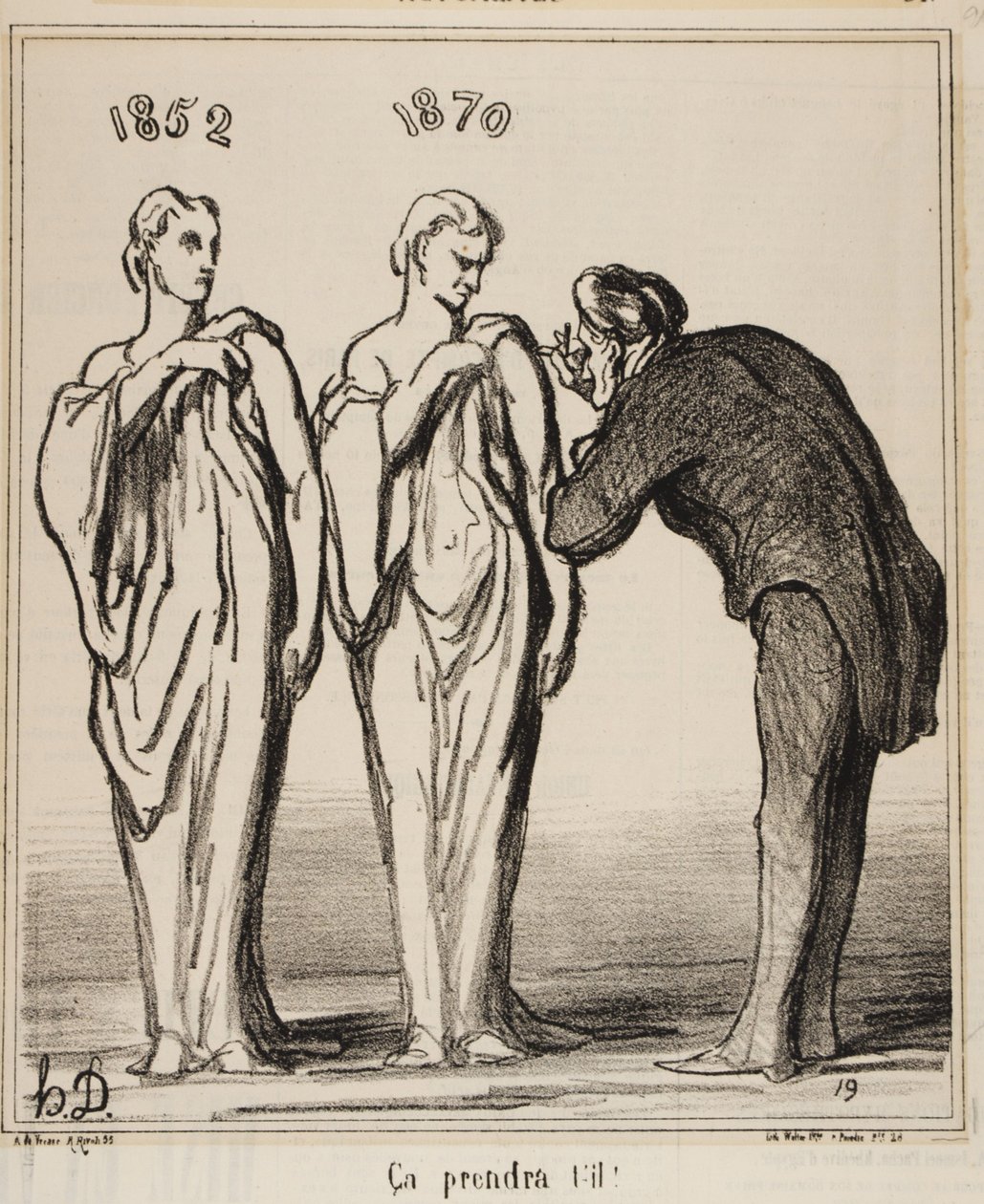 Seni alacak mı!, 1870 by Honoré Daumier