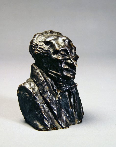 Alexandre-Simon Pataille büstü (bronz) by Honore (after) Daumier