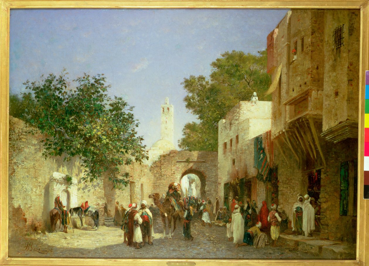 Bir Arap Sokak Sahnesi, 1872 by Honore Boze