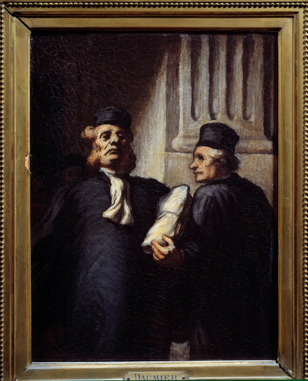 Duruşmanın ardından her iki avukat da. Honore Daumier