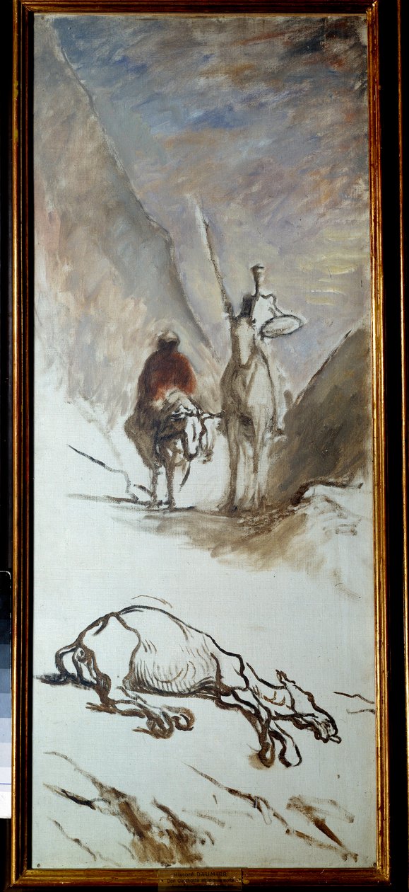 Don Kişot ve ölü katır Miguel Cervantes