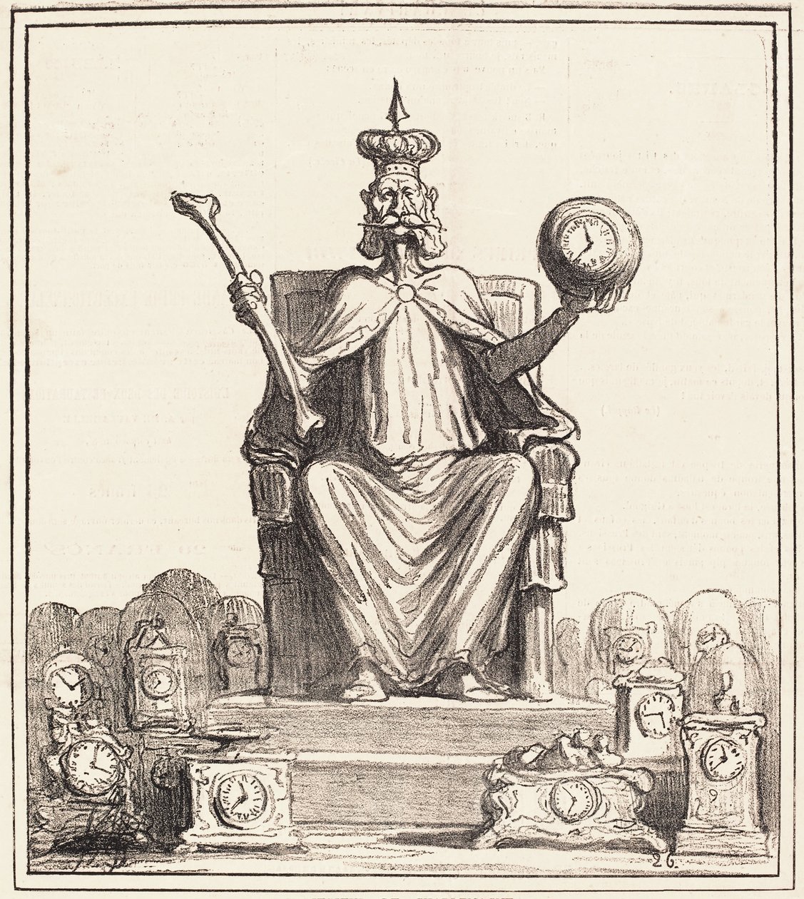 Honore Daumier, “” Charlemagne