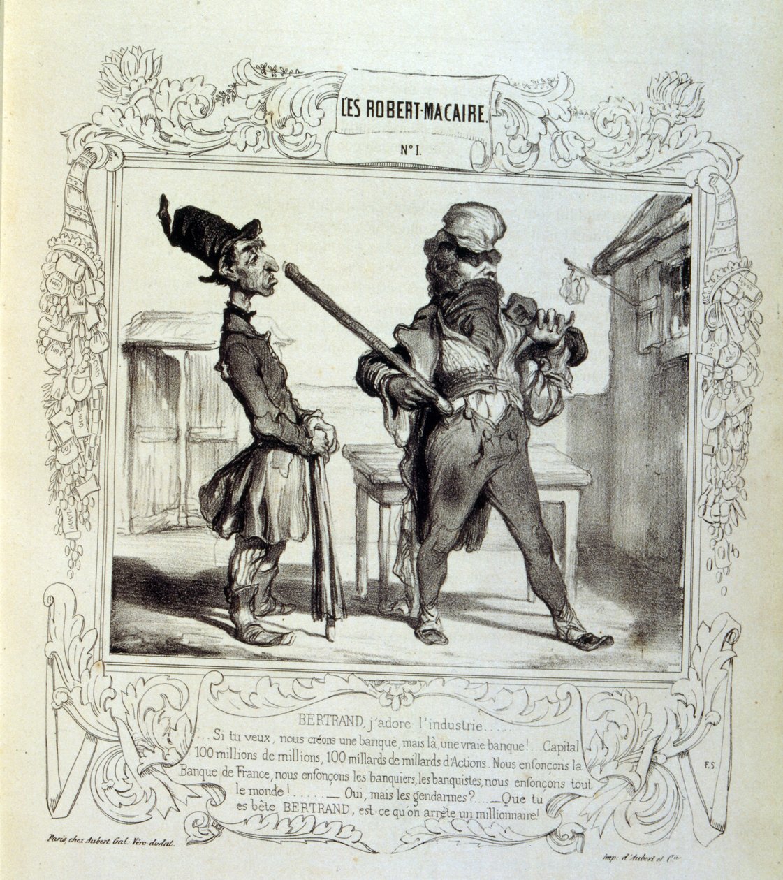 Fikirler ve efsaneler Philipon by Honoré Daumier