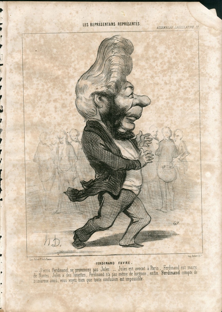 Le Charivari by Honoré Daumier