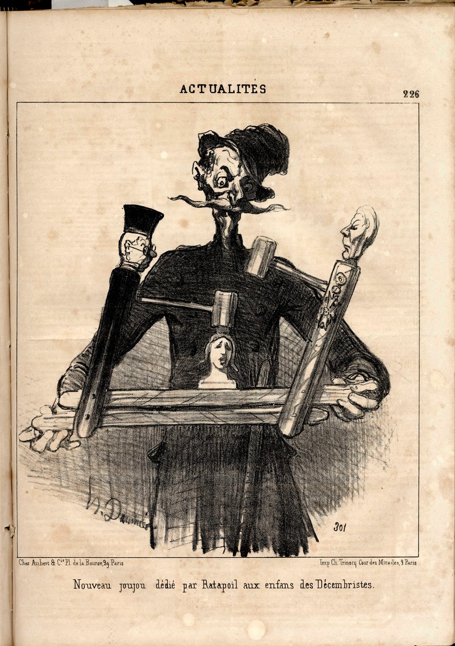 Le Charivari, Siyah Beyaz Hiciv by Honoré Daumier