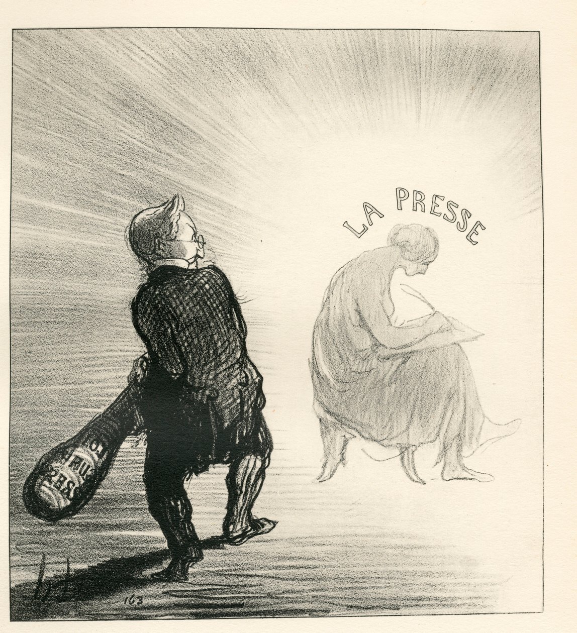 Le Charivari, Siyah Beyaz Hiciv by Honoré Daumier
